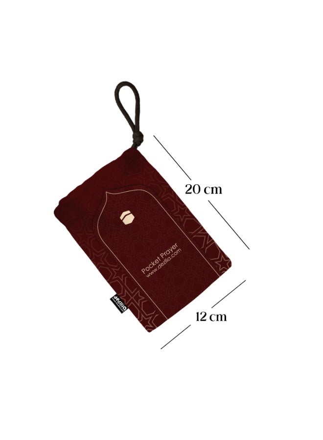 Dezllia Pocket Prayer Mat - Lightweight for Daily Use - High Quality Waterproof Material - Your Perfect Travel & Work Companion - PPM/03 - Image 2